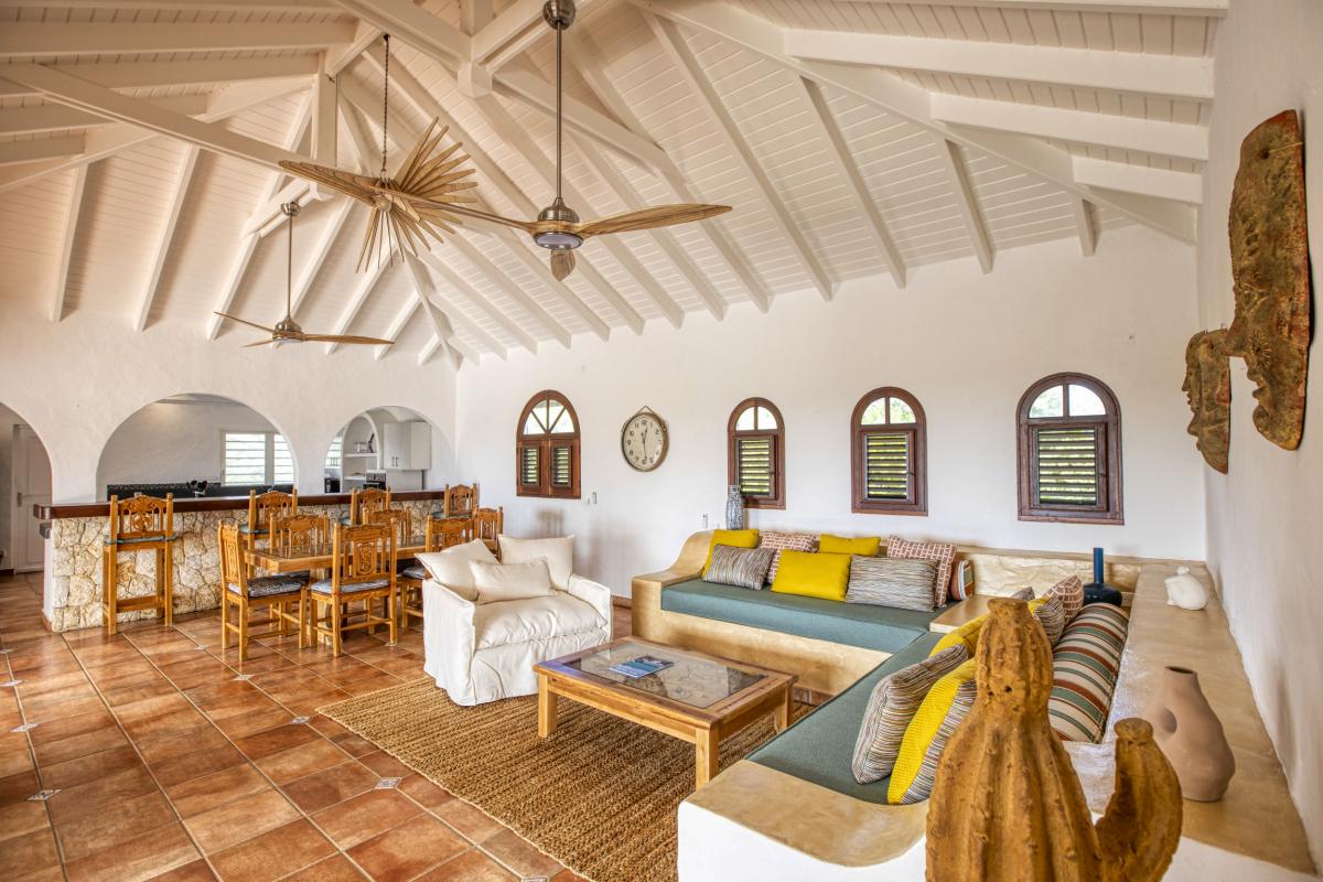 12 Location villa Terres Basses Saint Martin_salon